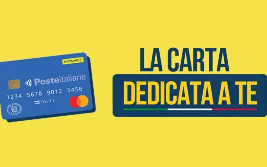 Carta “Dedicata a te”, disponibili ai Servizi sociali i codici per il ritiro