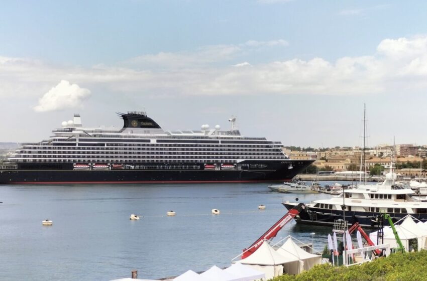 Il lusso di MSC Crociere sbarca a Siracusa, è arrivata Explora II