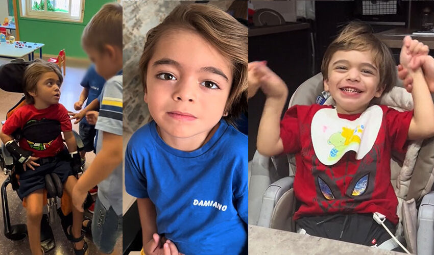  Il piccolo Damiano affetto da una malattia degenerativa, raccolta fondi per aiutare la famiglia