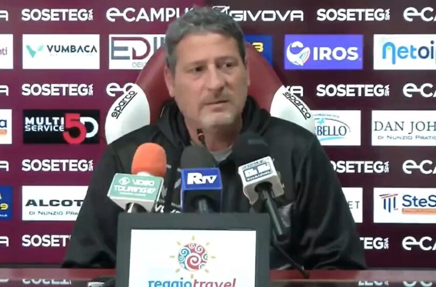 Verso Reggina-Siracusa, Trocini carica gli amaranto: “C’è grande convinzione”