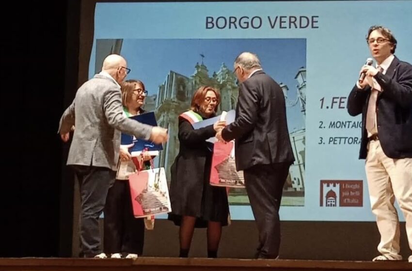 Il comune di Ferla vince il premio “Borgo Verde” ai Borghi più belli d’Italia