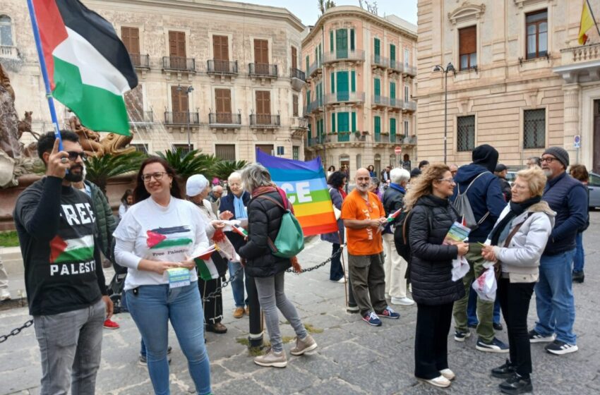 “No al massacro in Palestina”, sit-in anche a Siracusa per chiedere Pace