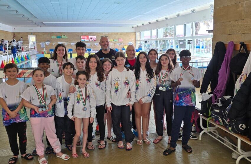 Pioggia di medaglie per gli atleti del Sun Club Siracusa al Trofeo Kiran Club di Caltagirone