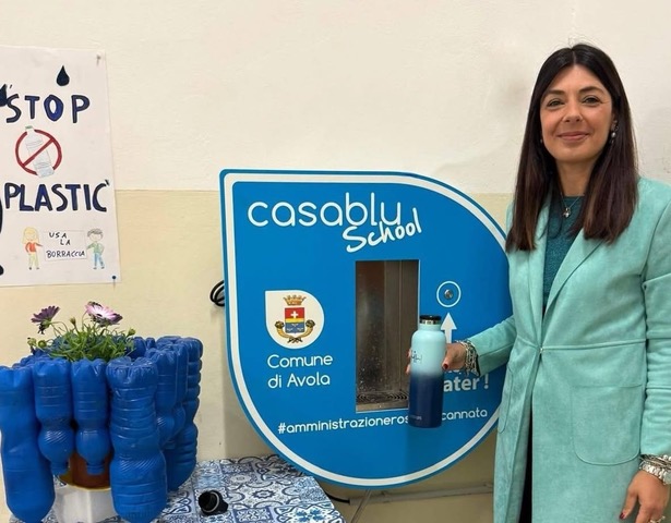 Casette dell’acqua microfiltrata e refrigerata all’interno delle scuole comunali di Avola