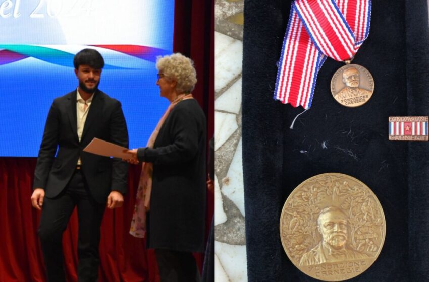 Corrado, il bagnino eroe di Avola premiato per il coraggio con la medaglia della Carnagie