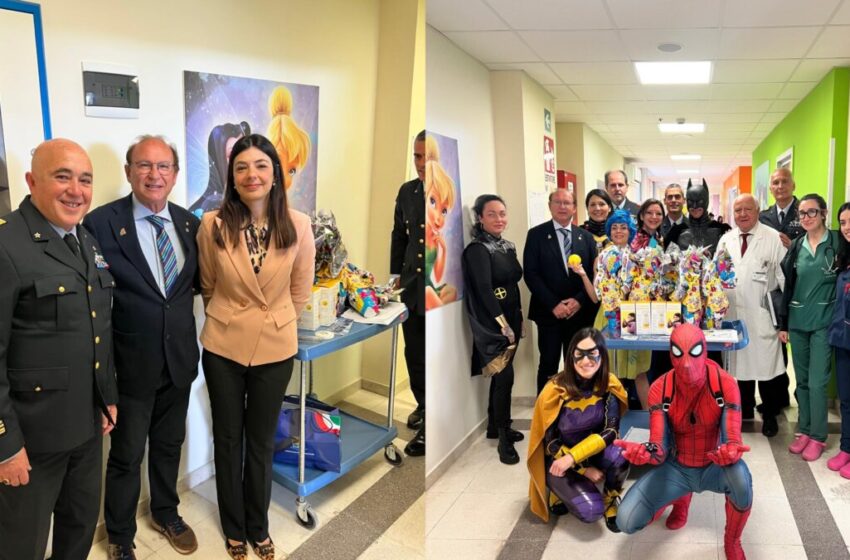 Il Distaccamento Aeronautico di Siracusa dona uova di Pasqua ai bambini dell’ospedale di Avola