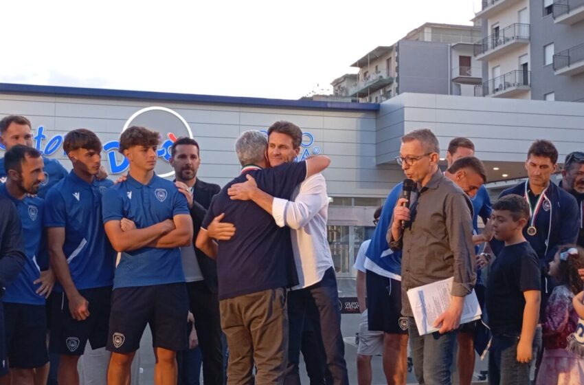  “Stadio pronto per la C, impegno massimo” l’abbraccio tra Gibilisco e Ricci sugella la promessa