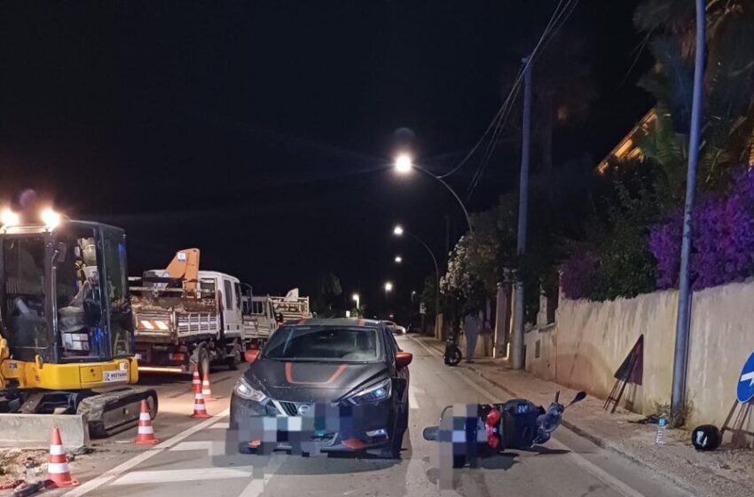  Incidente nella notte in via Necropoli Grotticelle: senza patente uno dei due conducenti
