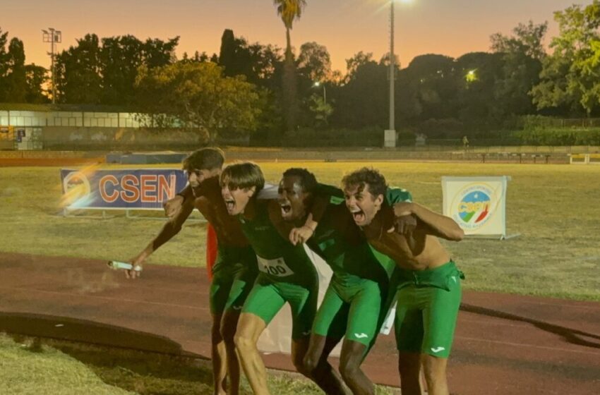  Atletica, nuovo record italiano a Siracusa: è di Cavazzuti-Romico-Osaro-Guerrieri