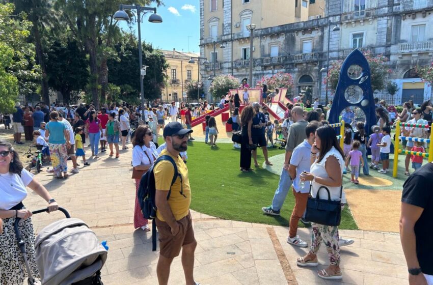  VIDEO. A Siracusa il primo parco giochi inclusivo-pedagogico di Sicilia