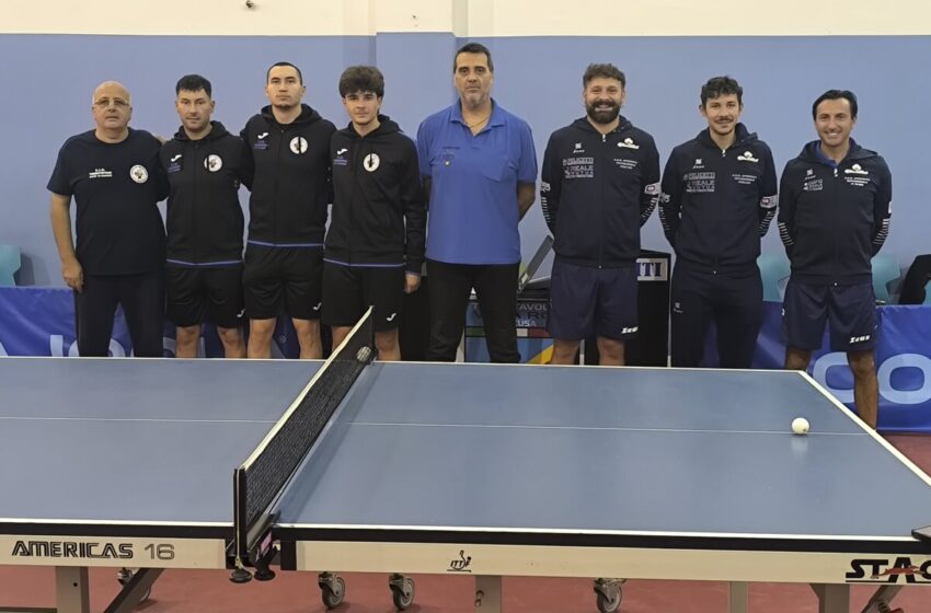  Tennistavolo, esordio vincente del Città di Siracusa in Serie A2: 4-1 all’Antoniana Pescara