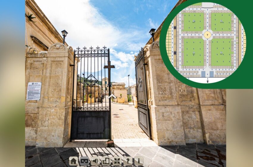  Melilli, digitalizzazione dei servizi cimiteriali: attivato il tour virtuale del cimitero