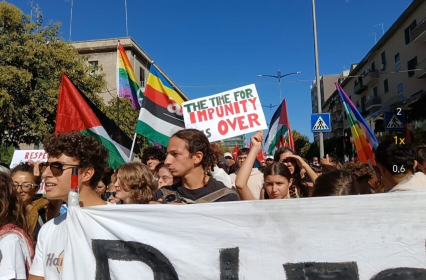  Siracusa per Gaza, in 2 mila al corteo che ha attraversato la città