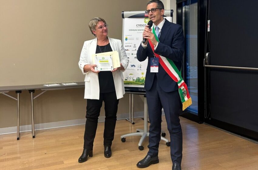  Cresco Award 2025: A Ferla il Premio Sviluppo Sostenibile dei Piccoli Comuni
