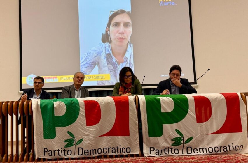  L’inchiesta sulla sanità, Schlein: “Governo regionale ostaggio di Cuffaro”