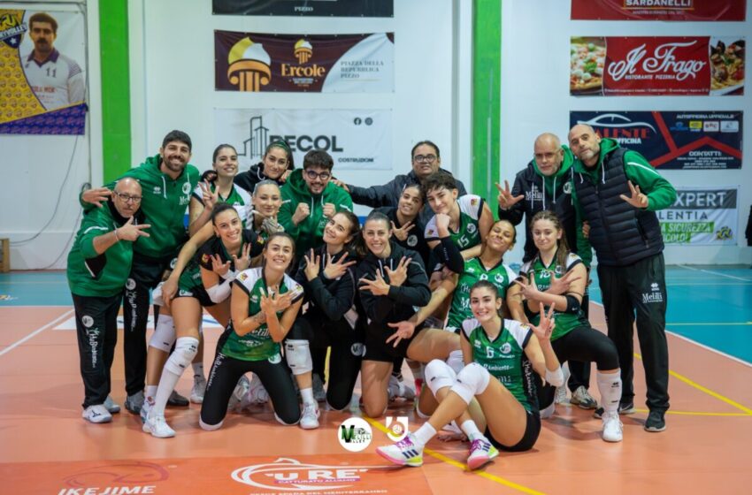  B2 femminile. Il Melilli Volley domina a Pizzo  Vittoria in tre set tra gli applausi del pubblico di casa