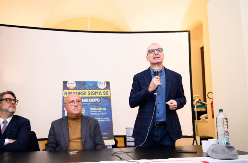  Sisma 90, convegno a Carlentini. Scerra (M5S) e Nicita (Pd): “Lo Stato mantenga promessa”