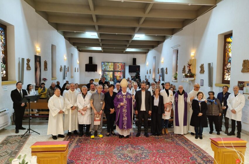  Asp, Messa di Natale con l’arcivescovo nella parrocchia dell’ospedale Umberto I