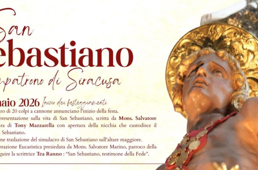  San Sebastiano, al via oggi i festeggiamenti per il compatrono di Siracusa