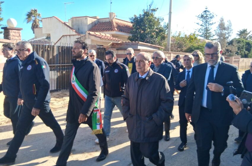  Schifani a Siracusa: sopralluoghi a Ognina e Riviera Dionisio dopo il ciclone