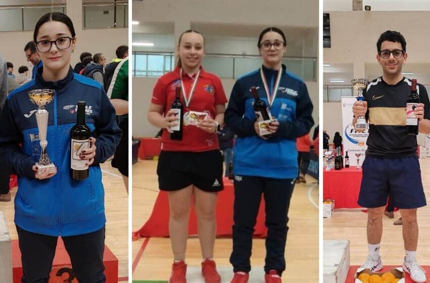  Podio per gli atleti della TennisTavolo Canicattini: terzi al Campionato Regionale di Caltagirone