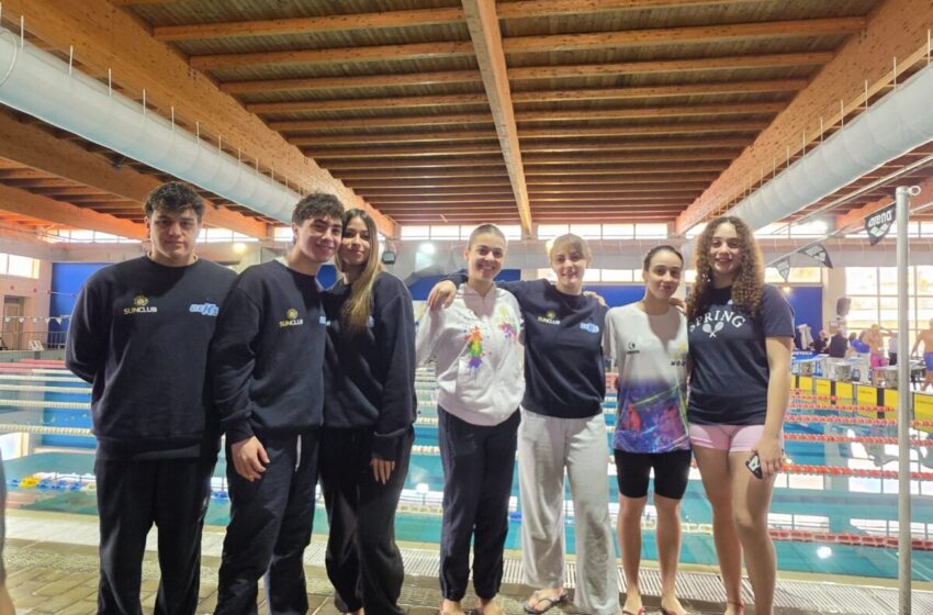  Nuoto, campionati regionali: 13 medaglie per Sun Club Siracusa
