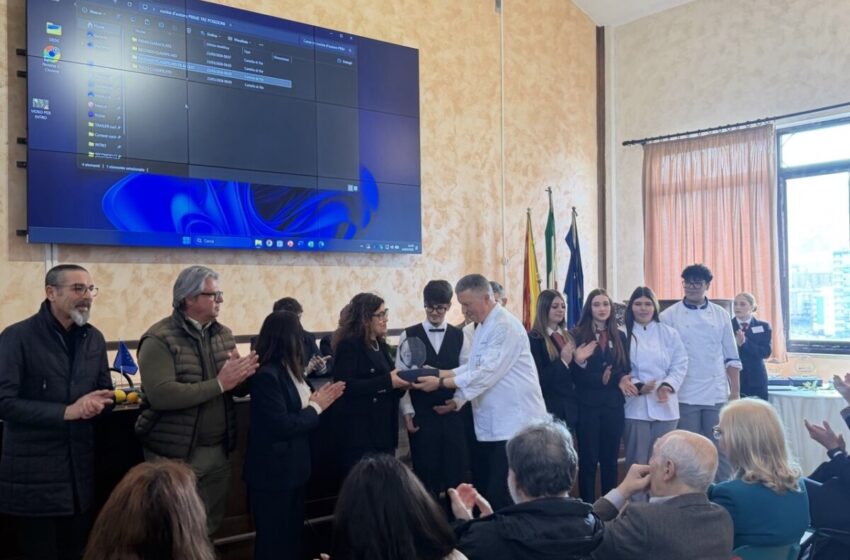  Primo posto all’ Istituto Alberghiero alla manifestazione “Cucina d’Autore” a Palermo