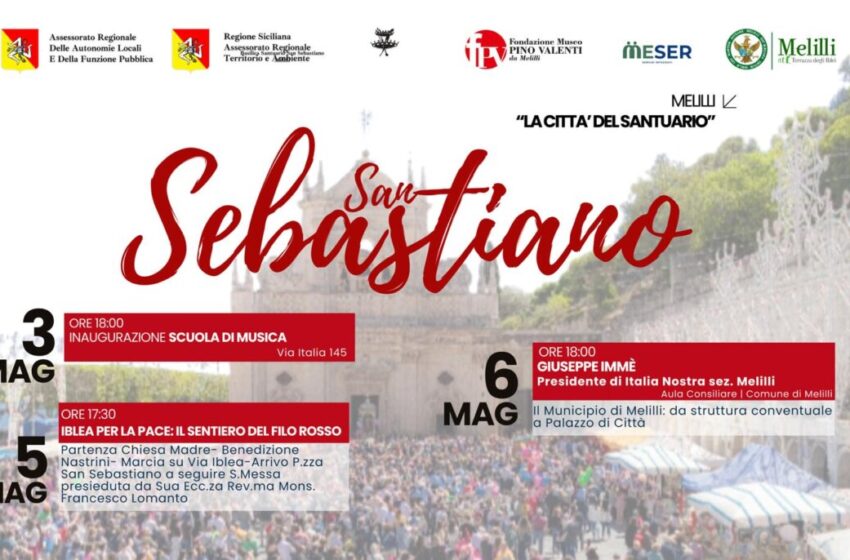  San Sebastiano, entrano nel vivo le celebrazioni a Melilli