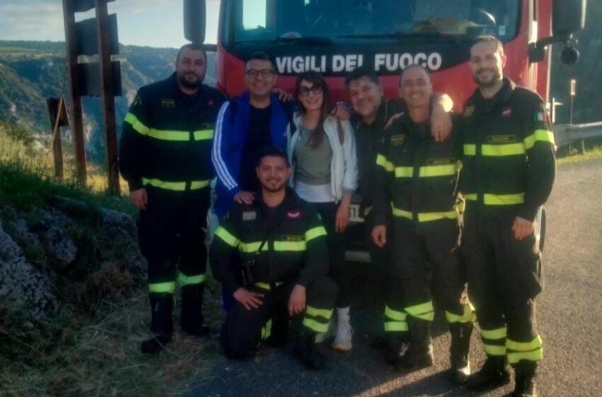  Si perdono tra i sentieri di Pantalica, coniugi di Caltagirone soccorsi dai Vigili del Fuoco