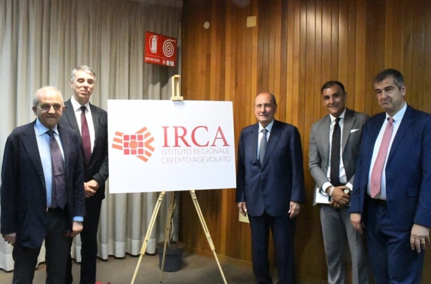  Ufficialmente operativo l’Irca, l’istituto regionale per il credito agevolato