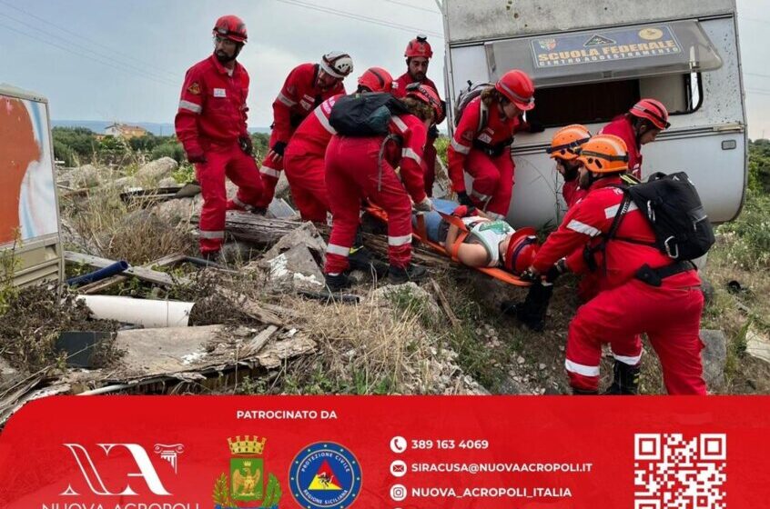  Tendopoli di Protezione Civile in via Piazza Armerina: è un’esercitazione