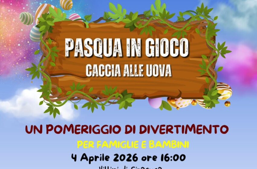  “Caccia alle Uova di Pasqua” sabato ai Villini per le famiglie