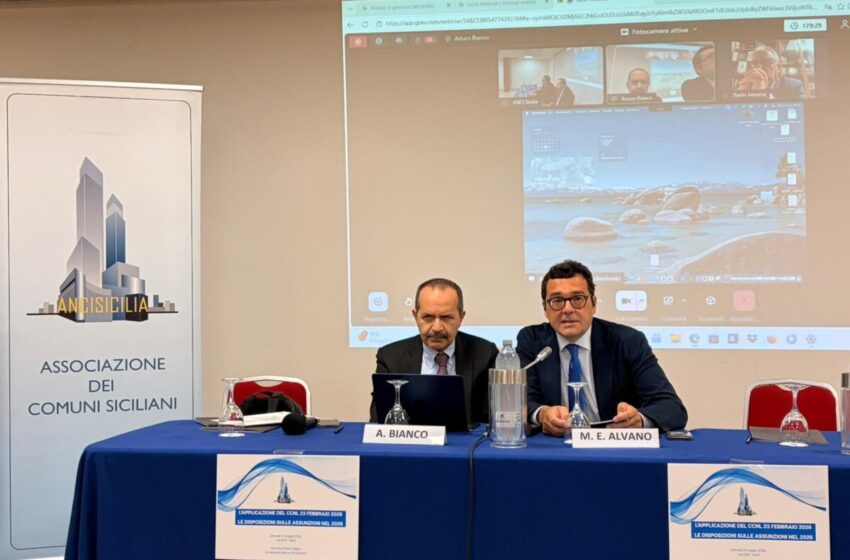 Enti locali poco attrattivi, Anci Sicilia chiede una riforma: “Verso il comparto unico”