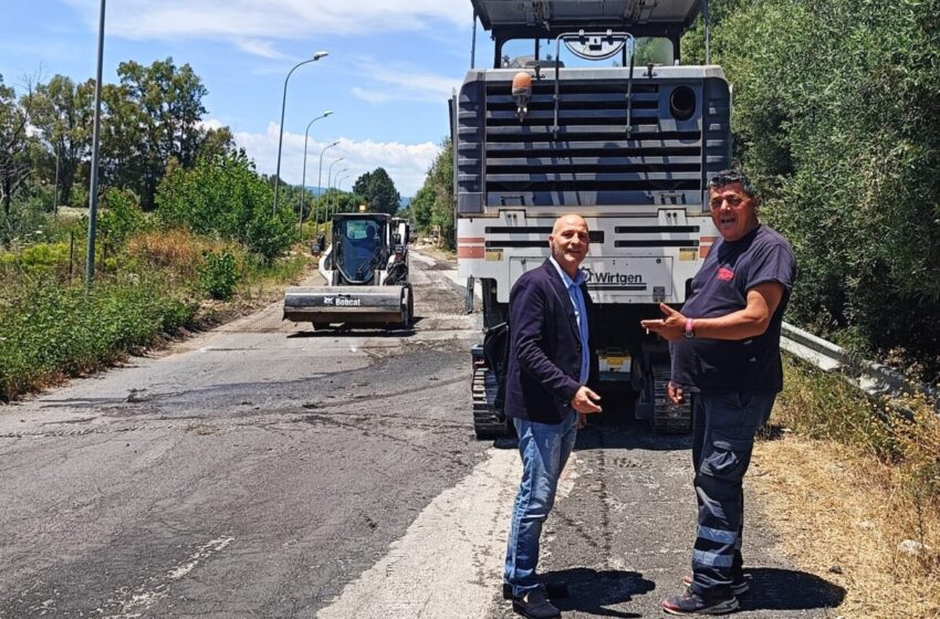  Nuovo asfalto per contrada Tivoli, il consigliere Vaccaro: “Il lavoro paga”