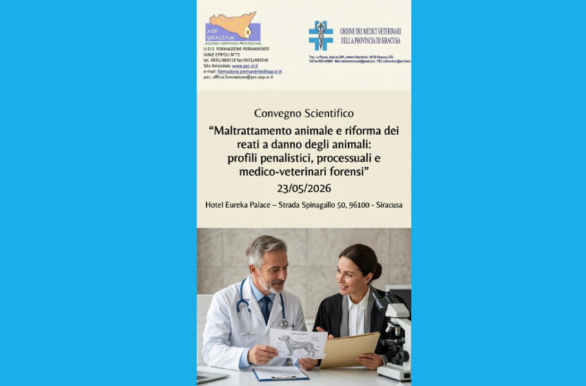  ASP: “Convegno su riforma penale contro il maltrattamento animale”