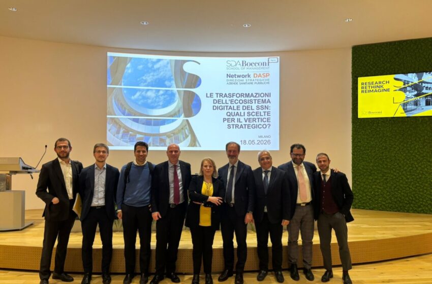  Fascicolo sanitario elettronico, l’Asp unica realtà del Mezzogiorno all’incontro di Sda Bocconi