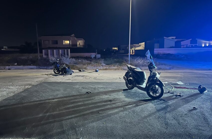  Tragedia nella notte a Siracusa, nello scontro tra due moto perde la vita un 15enne. Grave altro ragazzo