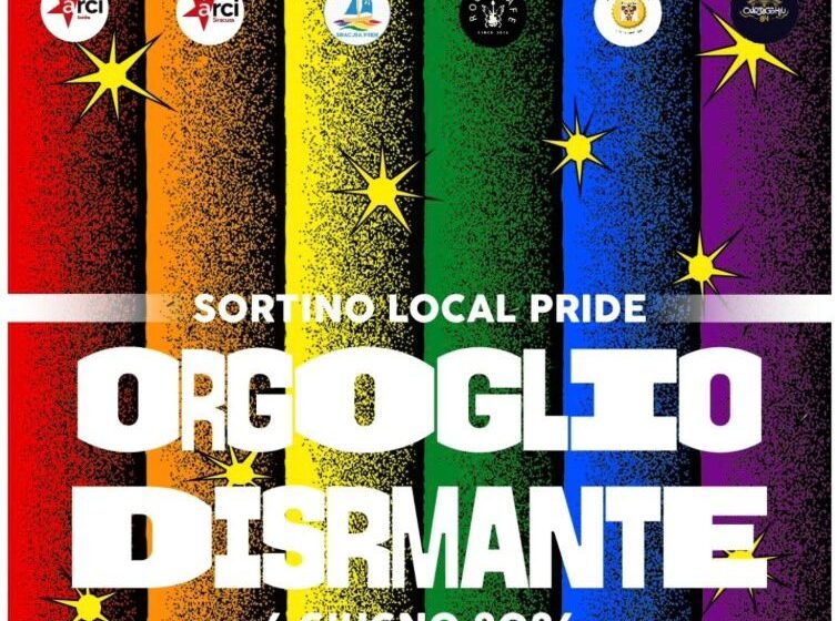  “Orgoglio Disarmante”, sabato il Sortino Local Pride 2026