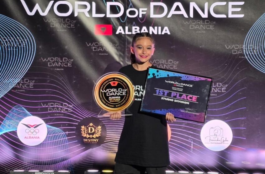  La siracusana Ludovica Liistro trionfa al World of Dance di Tirana con il suo assolo di Hip Hop