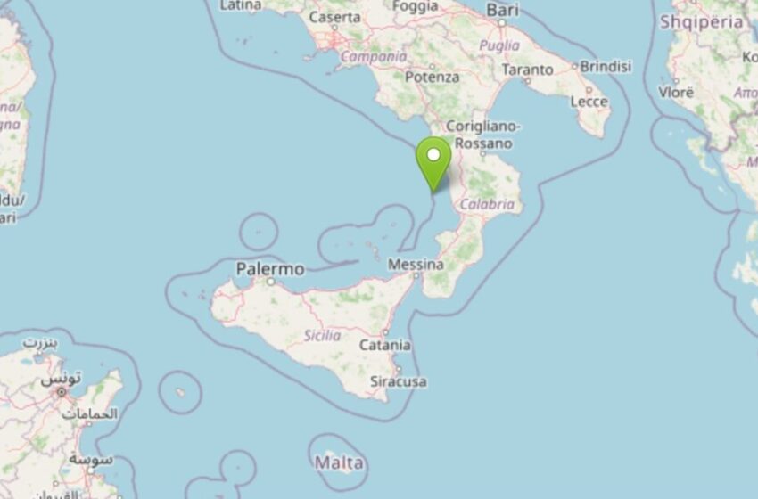  Sisma di magnitudo 6.2 in Calabria nella notte. Paura anche a Siracusa