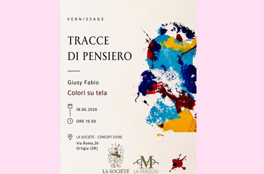  “Tracce di pensiero”, la mostra di Giusy Fabio nel cuore di Ortigia: domani il vernissage