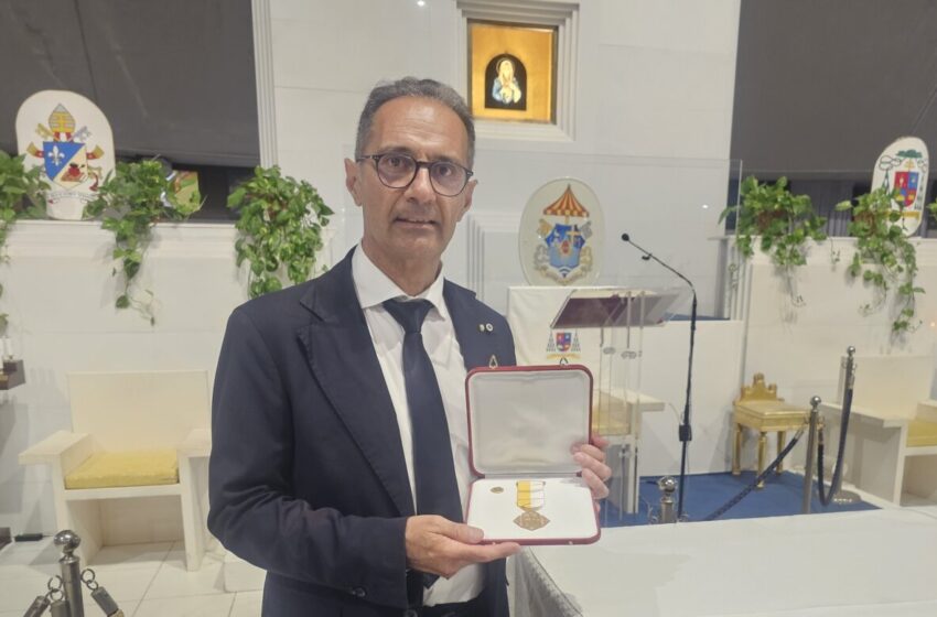  Il giornalista Di Salvo insignito dell’onorificenza pontificia “Pro Ecclesia et Pontifice”