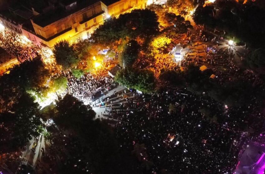  Augusta da record, 30mila presenze per Sal da Vinci. Di Mare: “Prova superata”