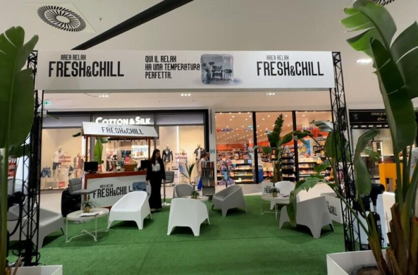  Il Centro Commerciale Archimede diventa rifugio climatico e oasi di benessere: inaugurata l’area Fresh&Chill
