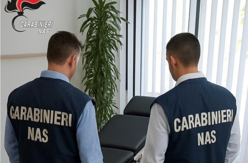  Messina, NAS sospendono l’attività di un ambulatorio polispecialistico