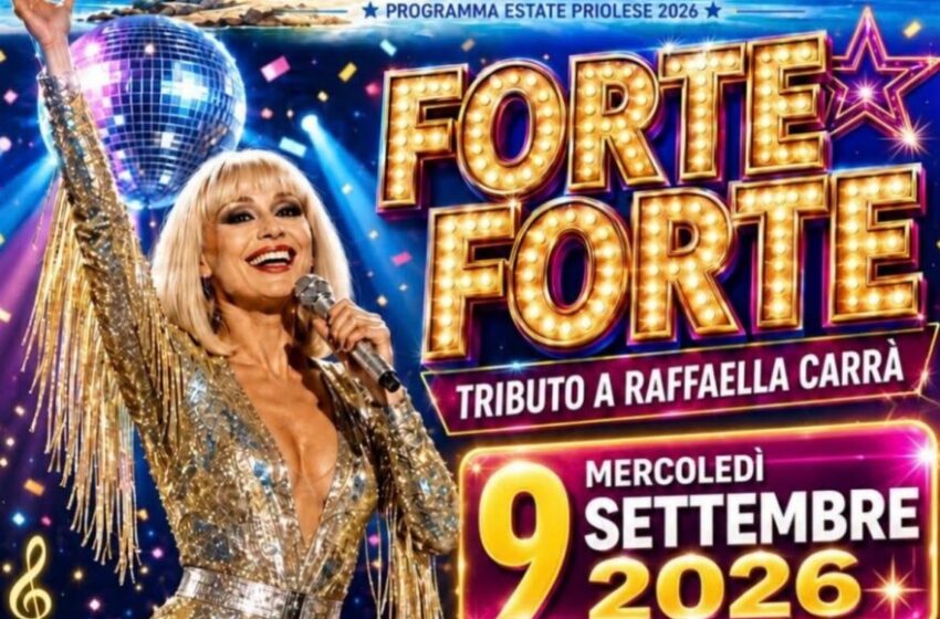 “Forte forte forte Live Show”, a Priolo il tributo a Raffaella Carrà