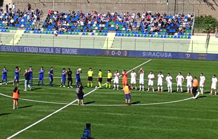  Il Siracusa fa suo il derby con il Modica, decide Pistone