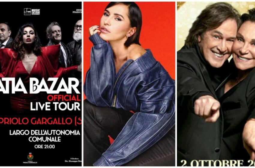  Priolo in festa per l’Angelo Custode: in concerto Matia Bazar, Serena Brancale e Ricchi e Poveri
