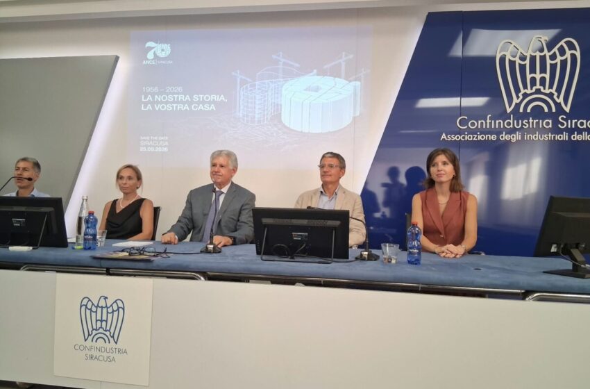  Evento nazionale per i 70 anni di Ance, al Castello Maniace il confronto sul futuro dell’abitare