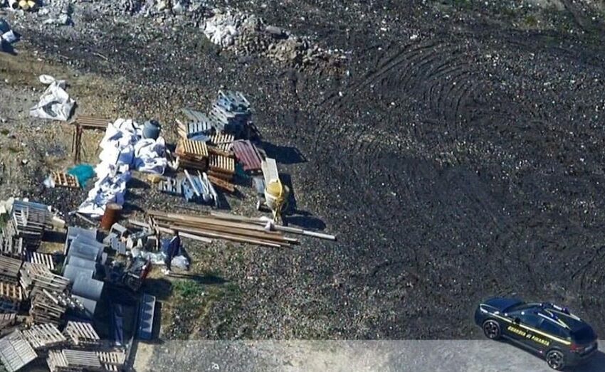  Maxi discarica abusiva sequestrata dalla Guardia di Finanza a Francofonte